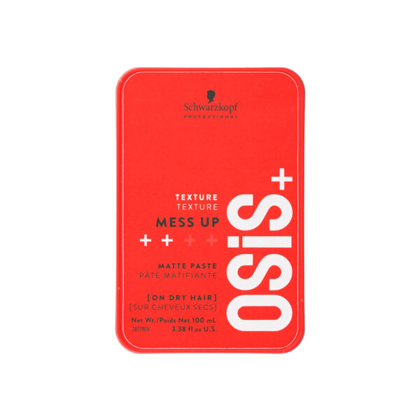 Schwarzkopf Professional OSiS+ Mess Up Hair Styling Matte Paste | 100 ml